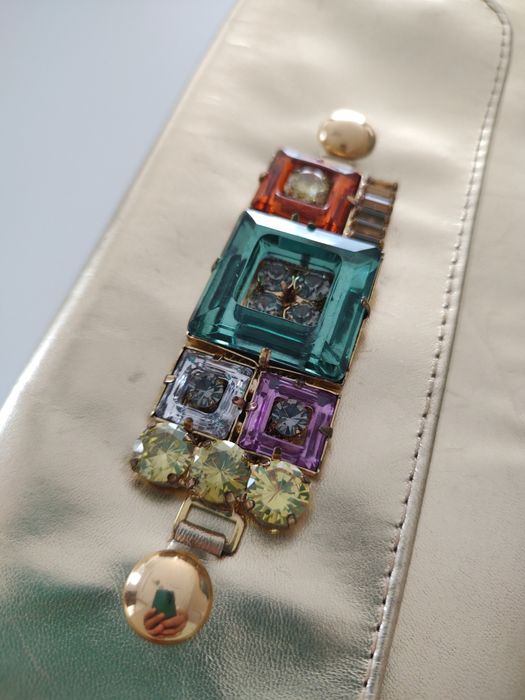 Дамски клъч с камъни