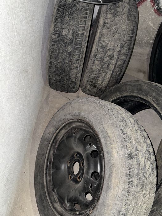 Стоманени джанти с гуми – 15 цола, 5x100