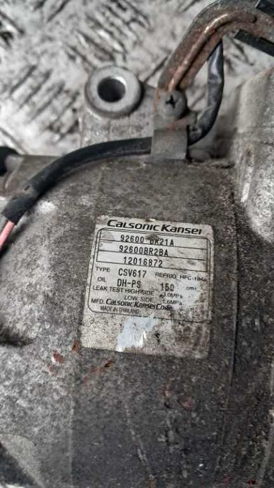 compresor AC Nissan Qashqai an 2012 cod 92600BR21A / 92600BR2BA