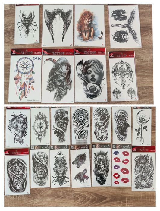 Tatuaje temporare aplicare rapida cu apa