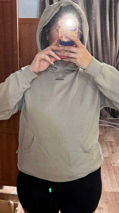 худи MUSE серого цвета