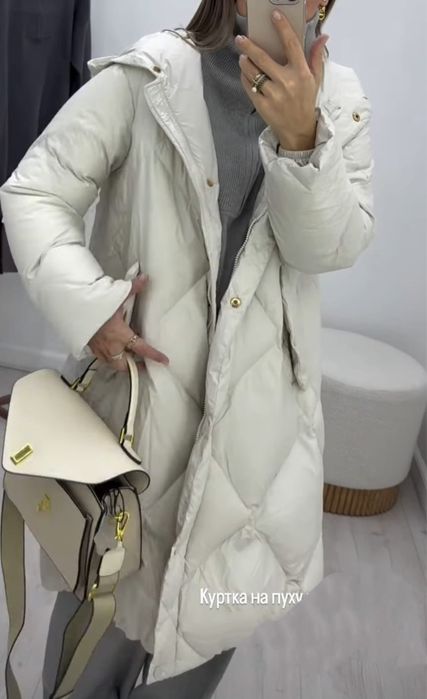 Куртка на пуху размер S-M ТОРГ!!