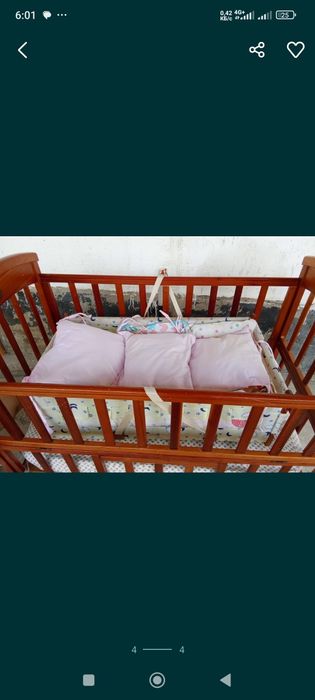 Манеж сатылады, матрасы мен люлкасымен. Таза әрі жаңа