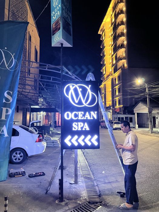 Reklama xizmati reklama bukva baner tashqi reklama