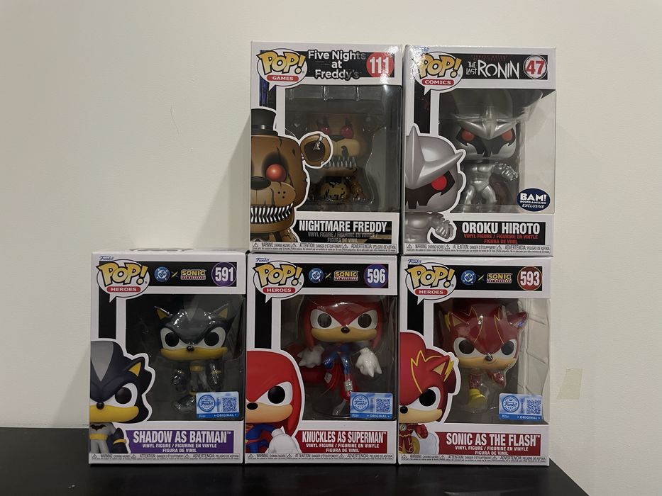 Funko pop sonic tmnt fnaf