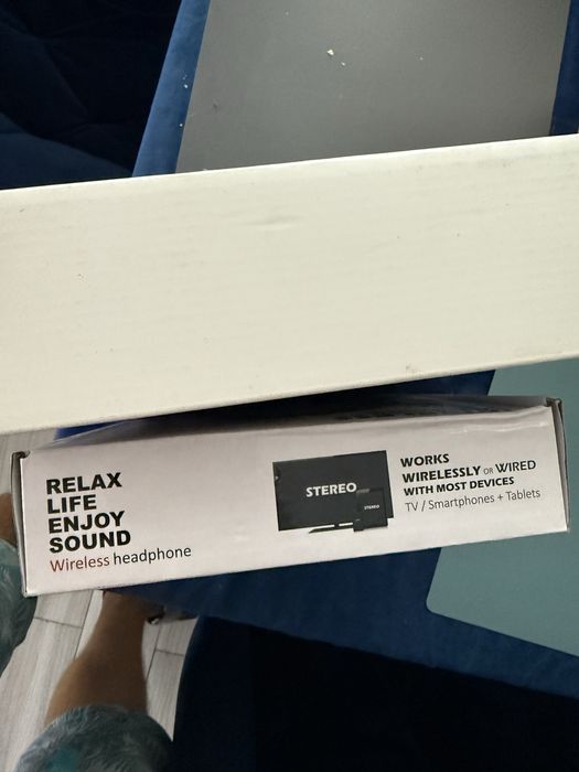 Casti tv sigilate wireless bluetooth transmitter+dac sau jvh-770v