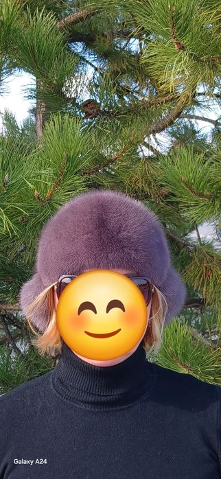 .  Чернобурка на основе ангорка
