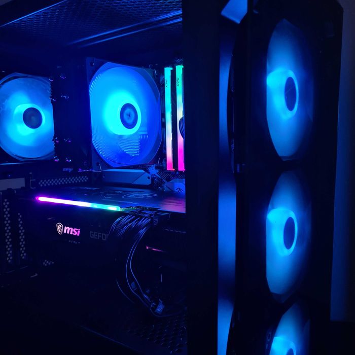 Геймърски Компютър! RTX 3060ti, Ryzen 5 5600, 16GB RAM,  - НОВ