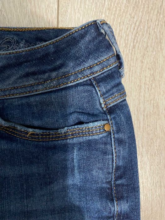 Дънки M&S indigo- С кръпки