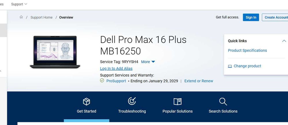 Dell Pro Max 16 Plus NVIDIA RTX PRO 5000 4TB SSD / 128GB Ram  NOU