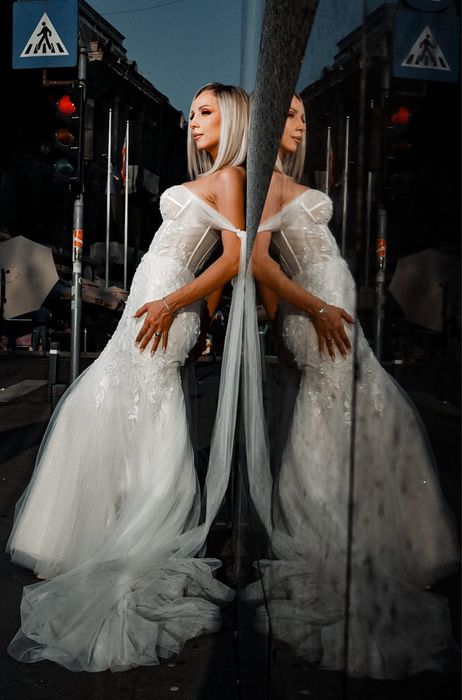 Rochie mireasa sirena corset