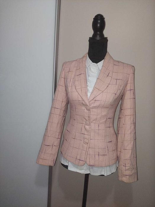 Palton/ sacou gros office roz