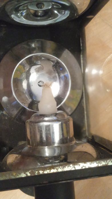 Lampa reflector cu lumanare pentru caleasca/caruta sau curte/foisor