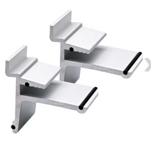 suporti din aluminiu pentru polita sticla