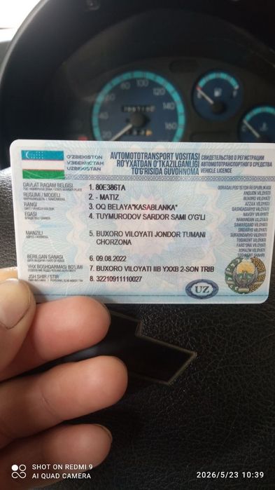 Matiz sotiladi   .
