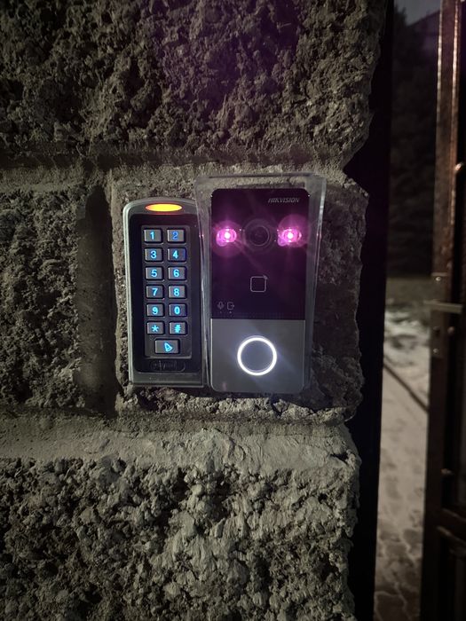 Установка Домофон видеонаблюдения