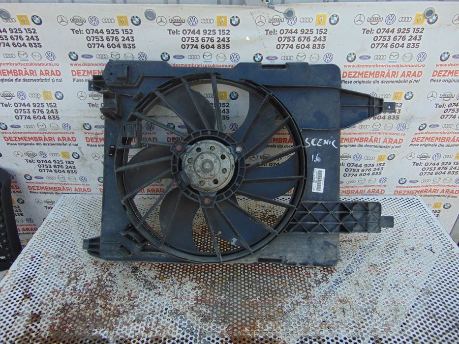 Ventilator racire renault Scenic 2 motor 1.6 benzina 1.5 1.9dci cod 8200151465