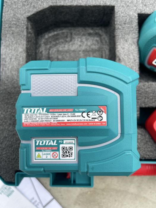Total - nivela laser interior cu raza verde