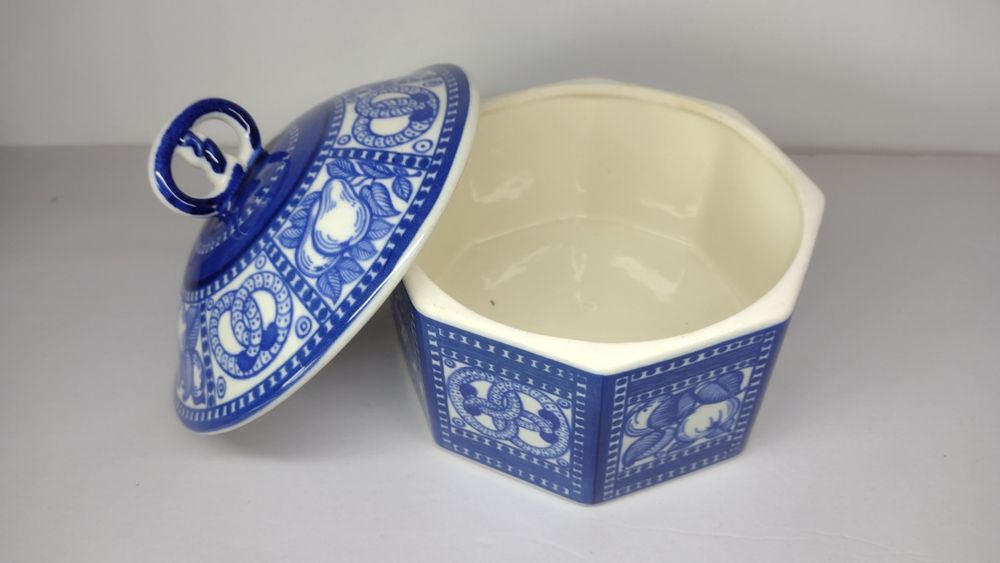 Винтидж керамична кутия за бисквитки 1914-1920