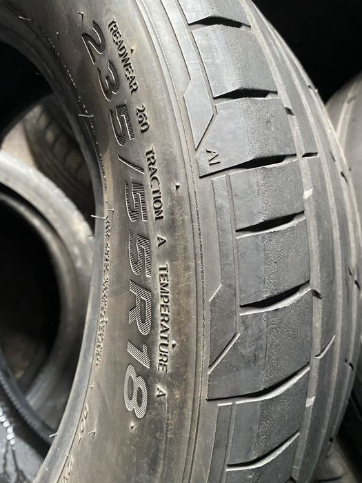 Шины 235/55/18 пара бу ханкок