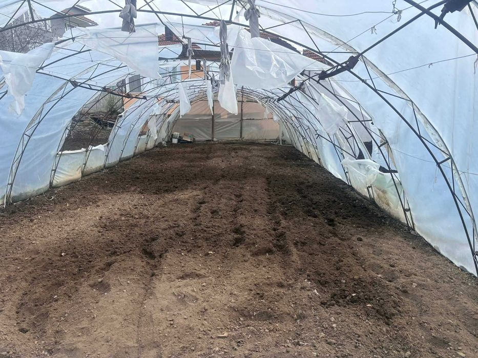 Оранжерия 25x6м метална