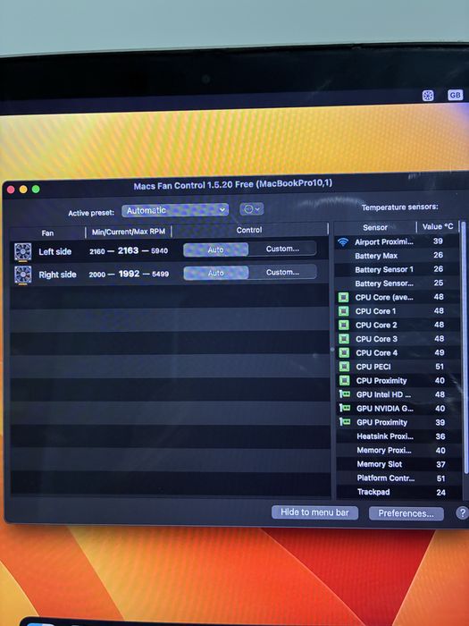 Vand MacBook Pro Retina 2013 A1398 EARLY– 8GB RAM, SSD 256GB, macOS VENTURA 13.7.8