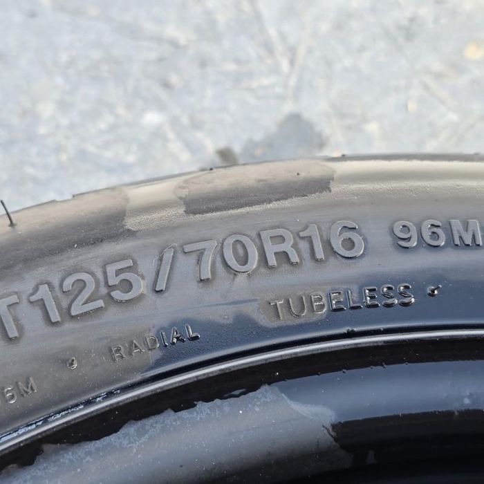 Roata de rezerva slim -T125/70R16 Volkswagen Golf 6 plus