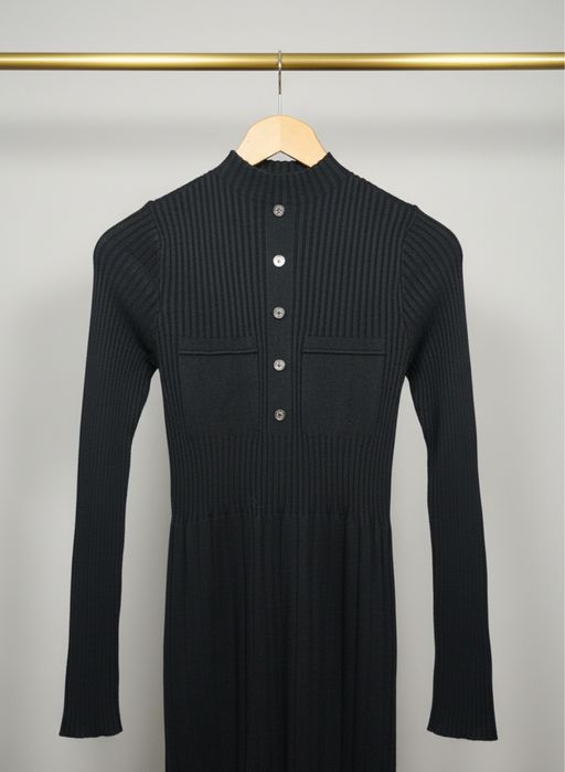 Теплое женское платье