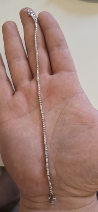 Brățară tenis 18 k diamante 1.70 ct F-H okazie