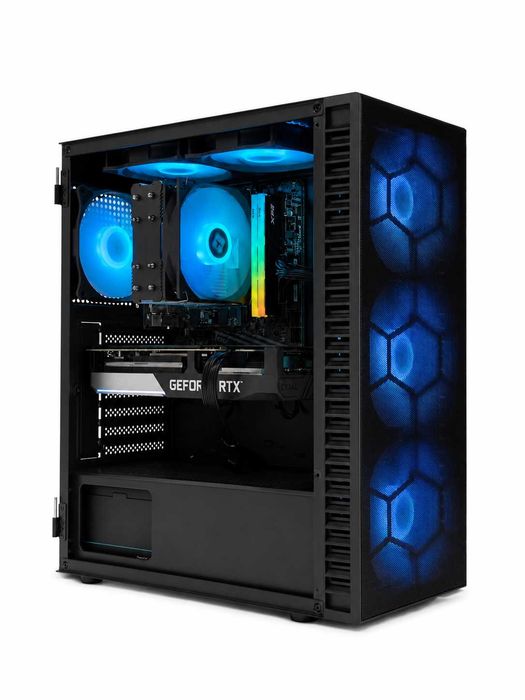 Гаранция! Геймърски компютър! RTX 3070, Ryzen 5 5600X, 16GB RAM