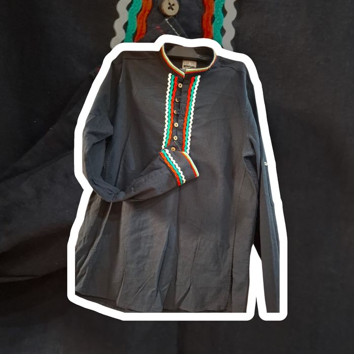 Мъжка риза със шевици