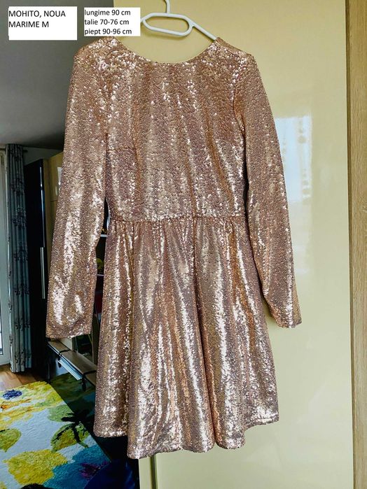 Rochie de ocazie marime M noua cu eticheta Mohito A-line craciun