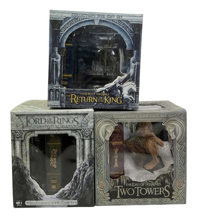 The Lord Of The Rings - Extended DVD Complete Collection Trilogy Gift Set - Властелинът на пръстените разширено DVD издание + колекционерска фигура