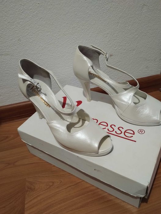 Sandale Mireasa Culoare IVORY