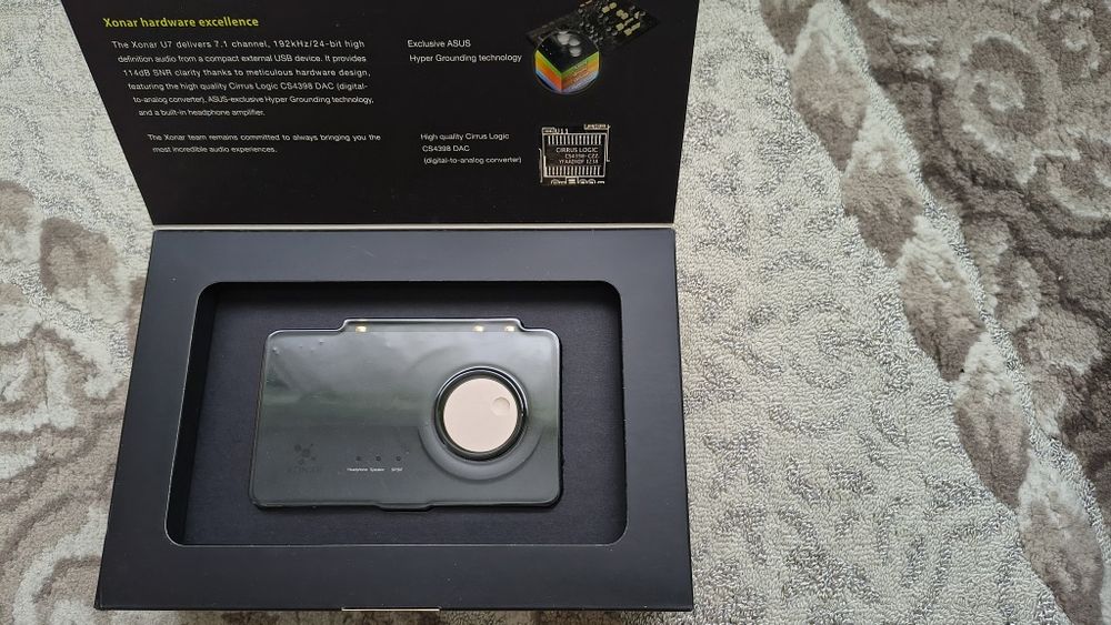 Placă de sunet externă ASUS Xonar U7 USB