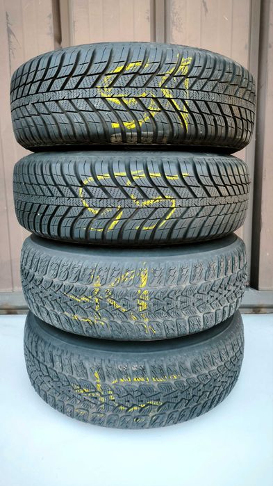 Set jante otel / tabla 5x108 R15, 6 1/2J x 15 H2, ET42, cu anvelope de iarna si 20 prezoane / suruburi