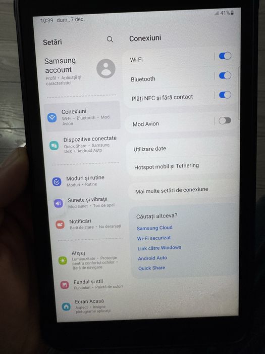 Tableta Samsung galaxy active 3 cu cartela