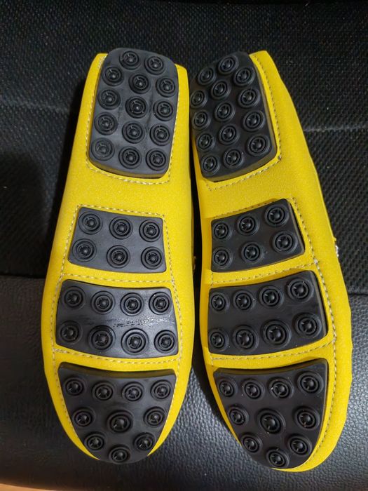 Mocasini Galbeni deschis cu trandafir