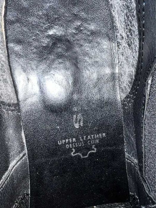 Botine negre de piele