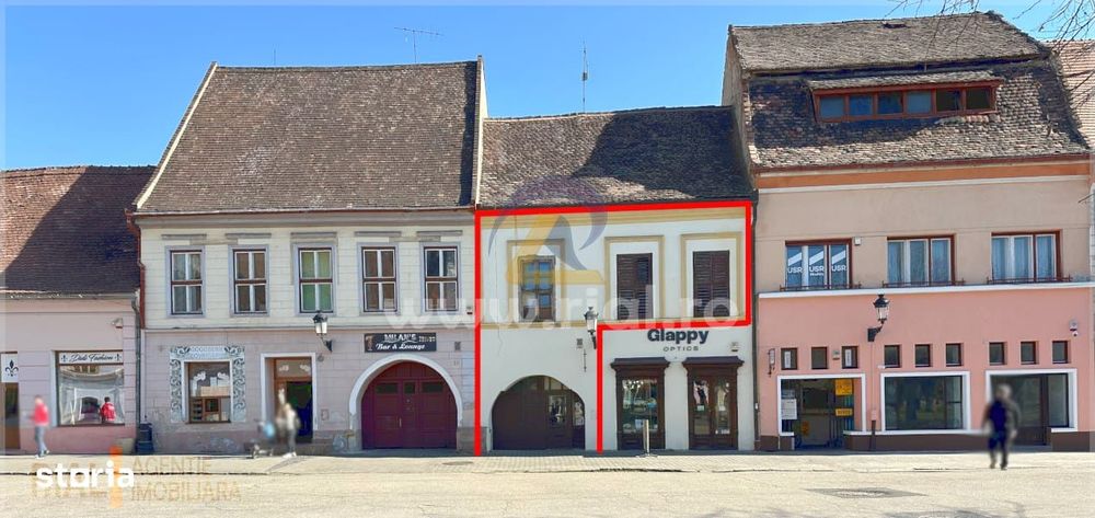 Ultracentral Mediaș – 4 apartamente + spațiu, teren 828 mp
