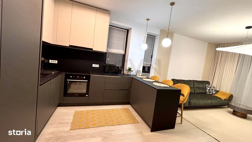 2 camere WIN Herastrau 63 mp mobilat cu parcare — fotografia 1