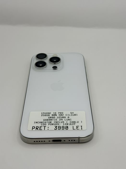 Iphone 16 Pro 256GB 90% Garantie Rate BuyBack - zonemag.ro
