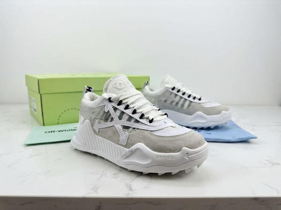 Adidasi OFFWhite Odsy 1000 Alb - Full Box - Model Unisex