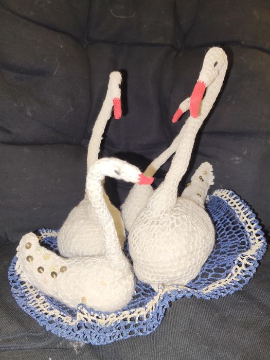 Lebede croșetate Manual