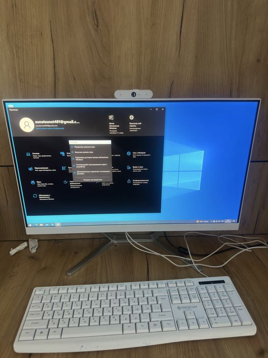 Monoblok i3 8/256 gb wifi webcam mishka klaviatura