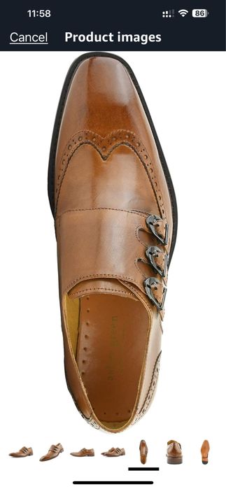 Мужские туфли монки Asher Green