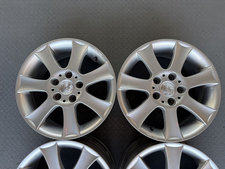 4бр. КАТО НОВИ 16” Джанти “ALUETT” 5х112 за -MERCEDES/VW/AUDI/SKODA/SEAT/VAG- 7Jx16H2, ET38