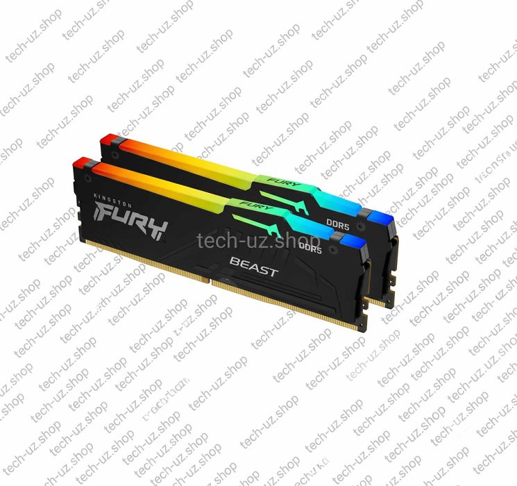 Оперативная память Kingston Fury DDR4 16 ГБ (2×8) 3600 МГц