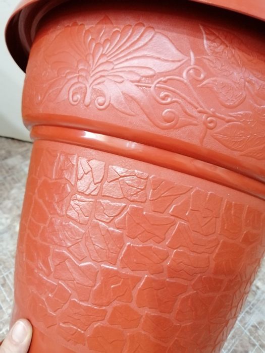 Горшок для растений, с поддоном