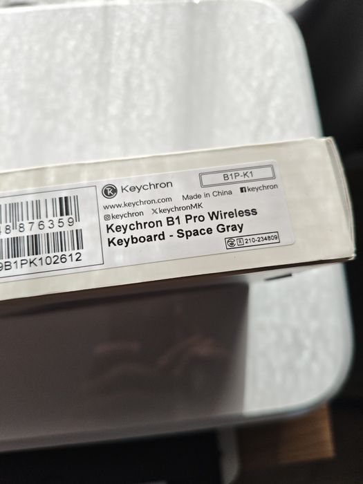 Клавиатура Keychron b1 pro ultra slim wireless